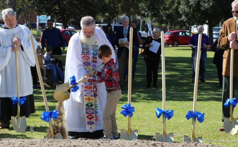 Louisiana church breaks ground on new building after former worship space was destroyed by fire